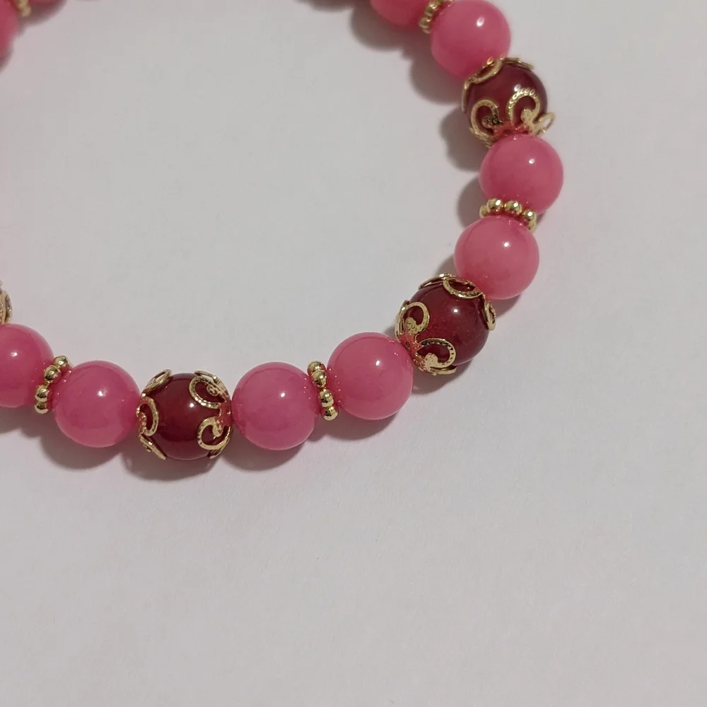 Quartz/Jade Bracelet - Picture 4 of 4